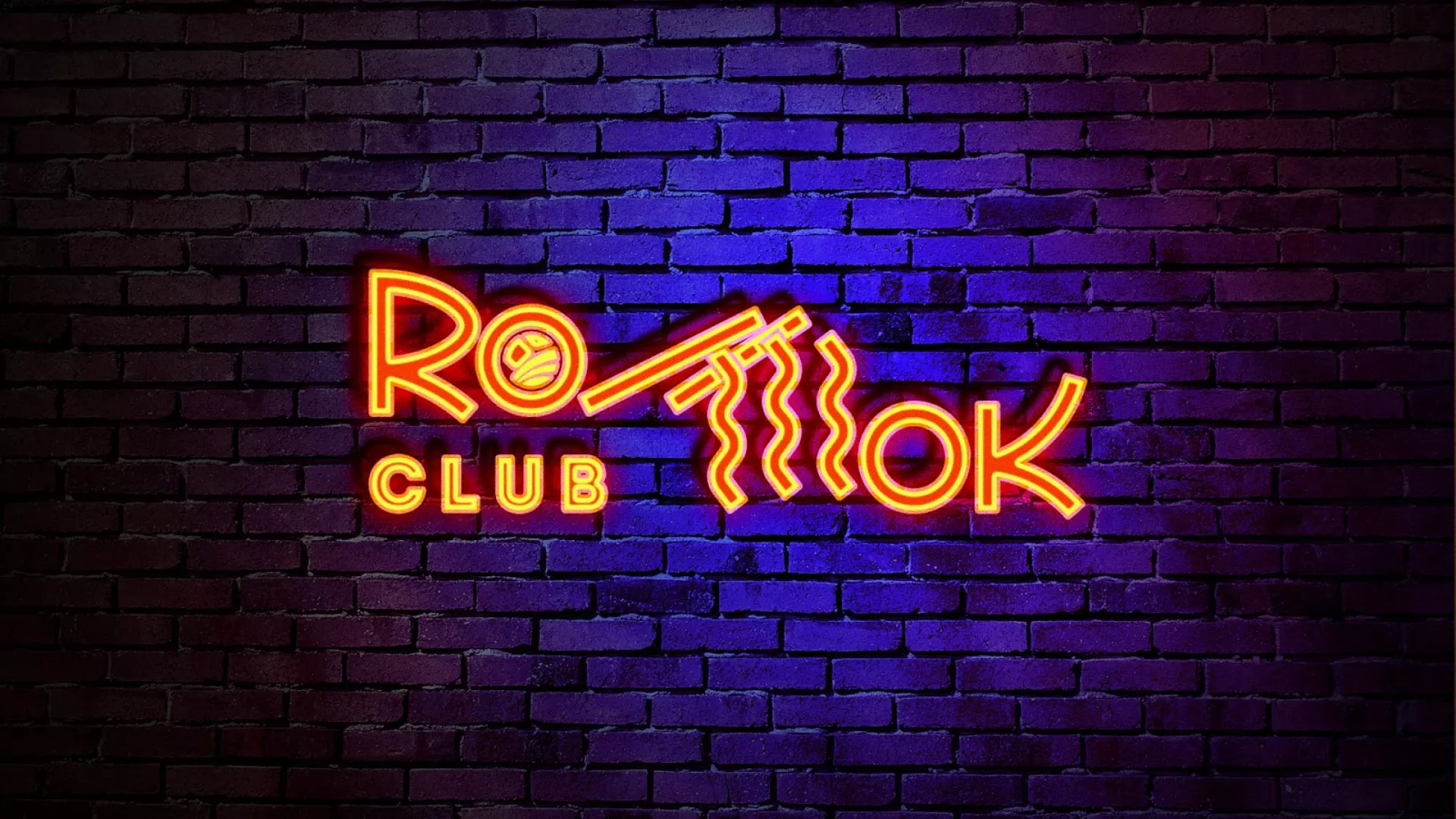 Разработка интерьерной вывески суши-бара «Roll Wok Club» в Валдае