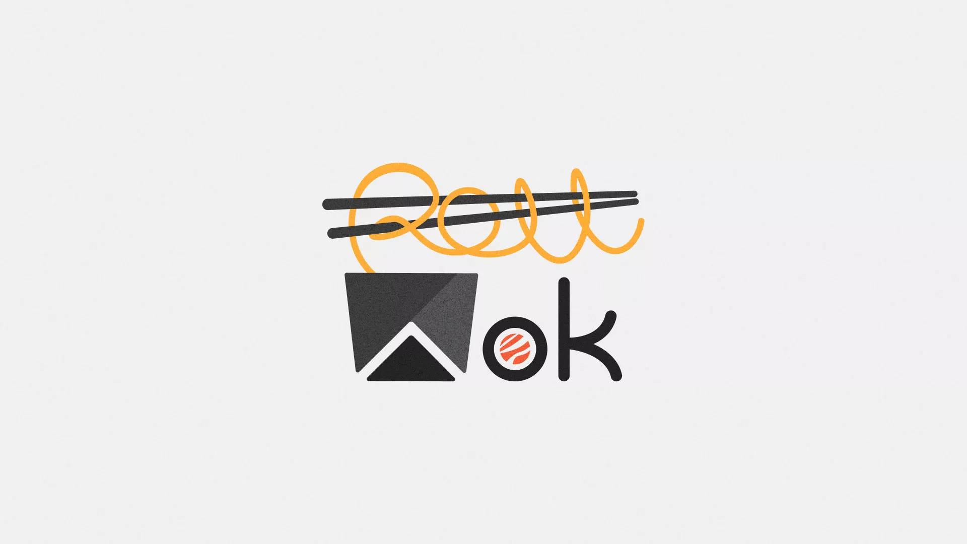 Разработка логотипа в Валдае для суши-бара «Roll Wok Club» Разработка логотипа в Валдае для суши-бара «Roll Wok Club»