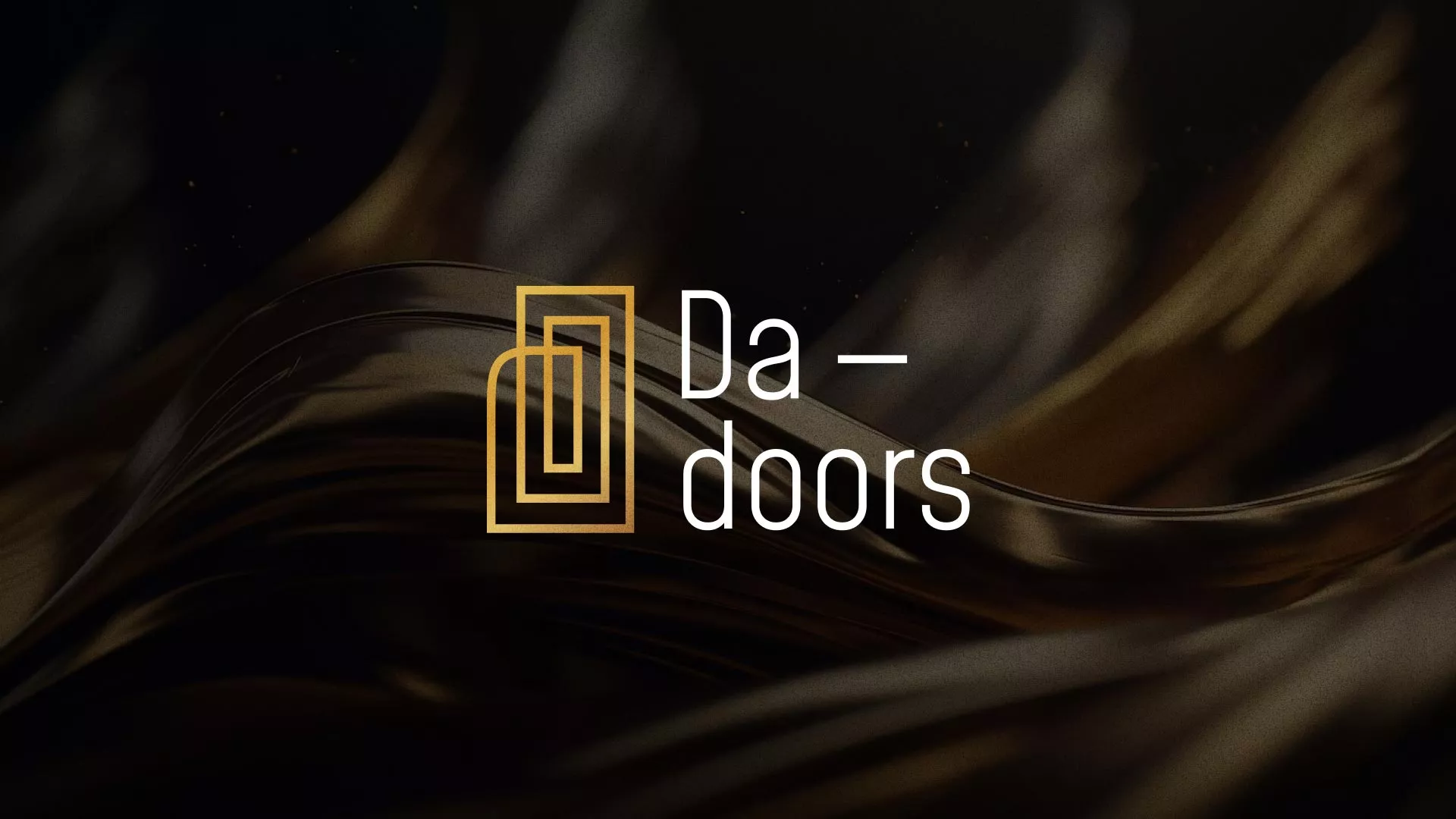 Разработка логотипа для компании «DA-DOORS» в Валдае